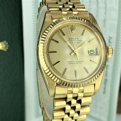 rolex old datejust|rolex all gold datejust.